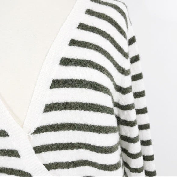 New Madewell Wrap-Front Sweater in Elthorne Stripe - Picture 6 of 12
